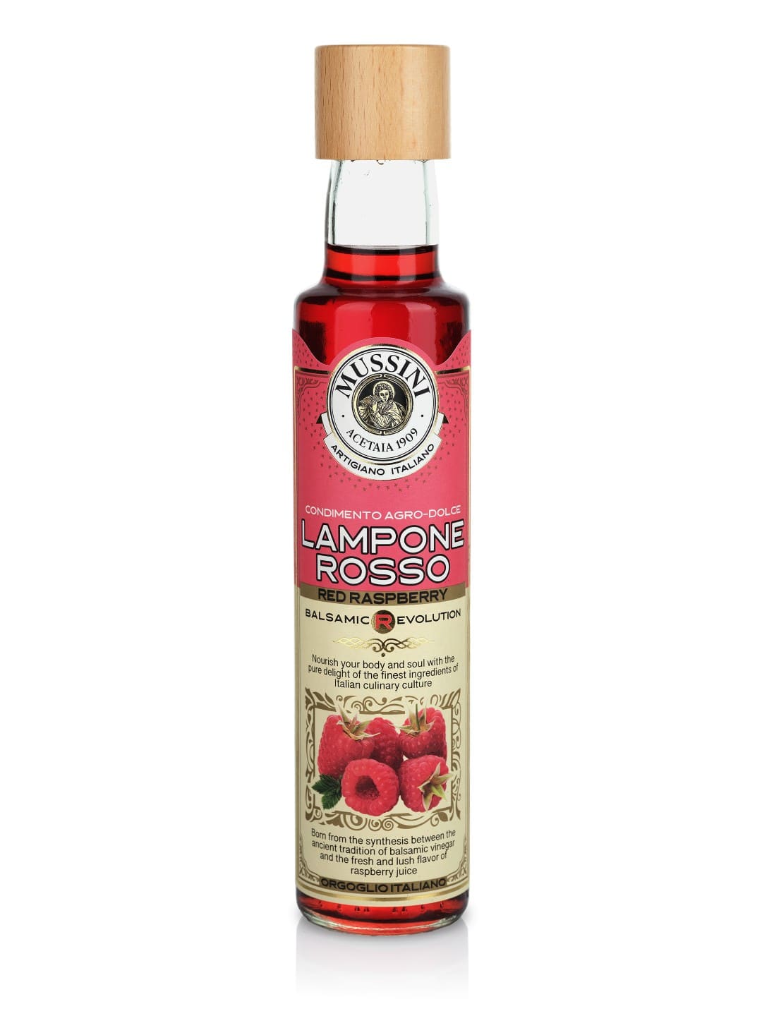 mussini-lampone-rosso-balsamic-r-evolution-condiment-framboise image 1