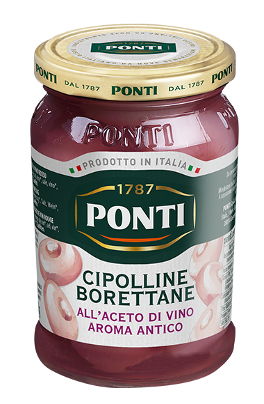 ponti-cipolline-borettane-all-aceto-di-vino-aroma-antico-petits-oignons-au-vinai image 1