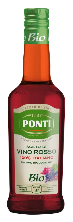 ponti-aceto-di-vino-bio-rosso-100-italiano-vinaigre-de-vin-rouge image 1