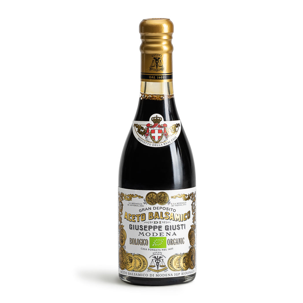 giusti-2-medaglie-d-oro-biologico-vinaigre-balsamique-de-mod-ne-igp-bio-champagn image 1