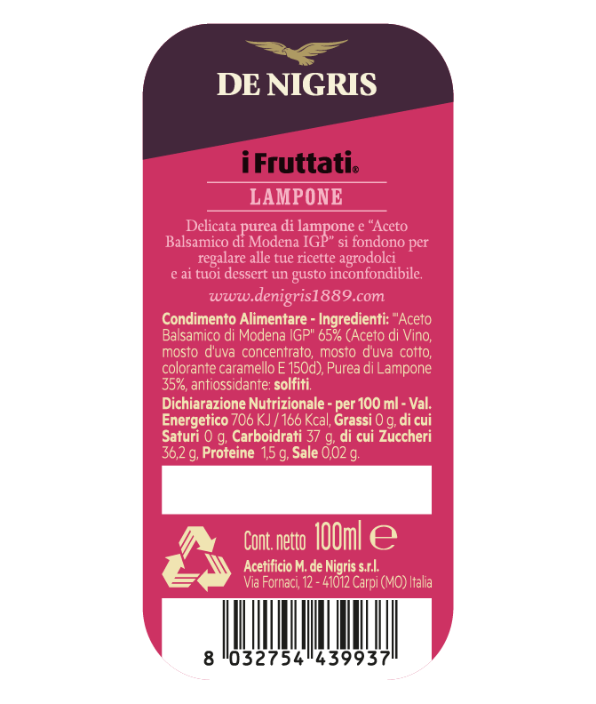 de-nigris-1889-i-fruttati-lampone-condiment-balsamique-la-framboise image 2