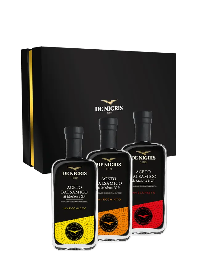 de-nigris-1889-esperienza-balsamica-coffret-3-balsamiques-igp image 1