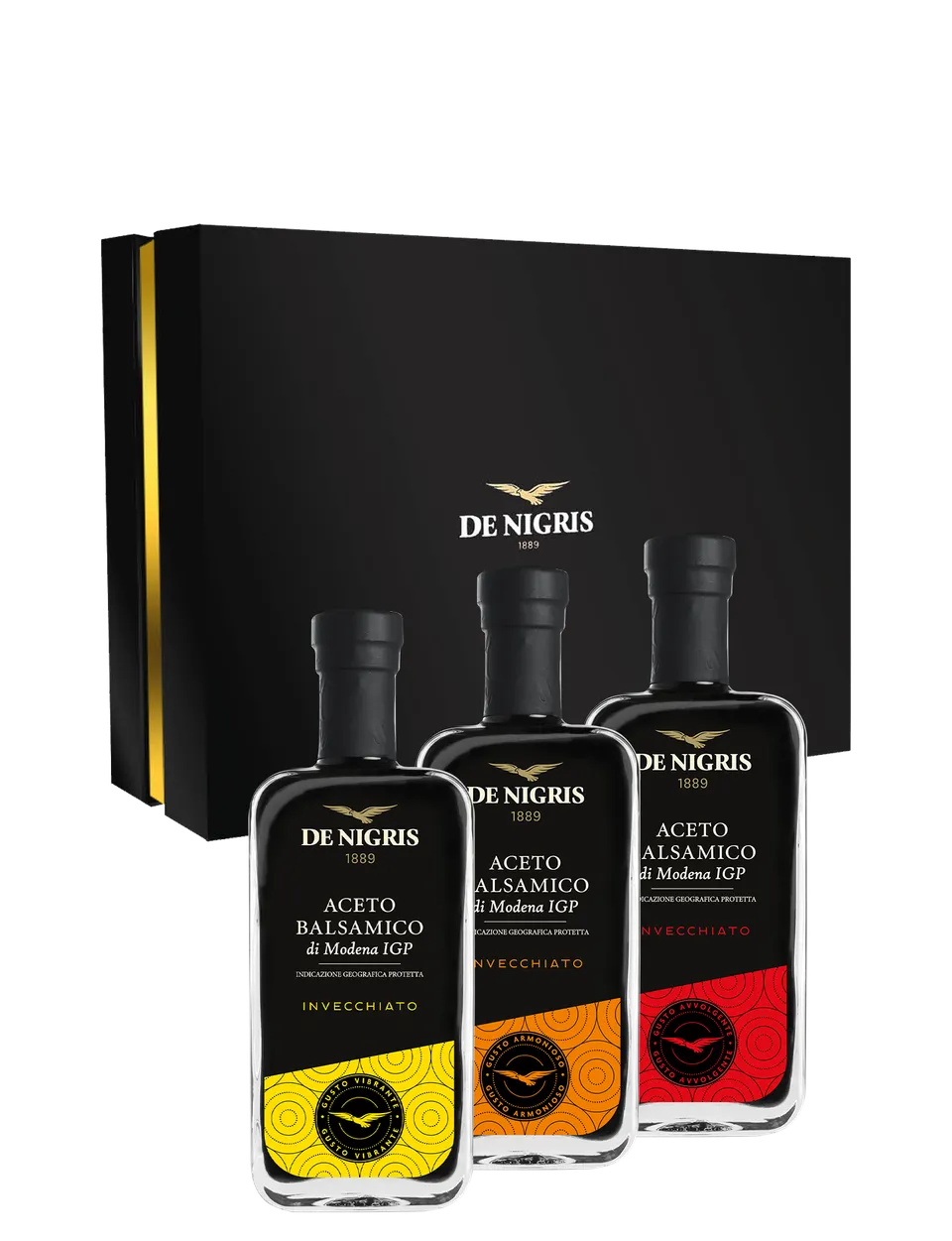 de-nigris-1889-esperienza-balsamica-coffret-3-balsamiques-igp image 1