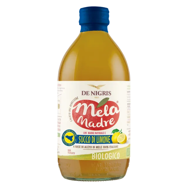 de-nigris-1889-melamadre-au-citron-de-sicile-bio-vinaigre-de-cidre-non-filtr image 1