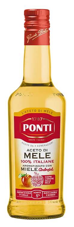ponti-aceto-di-mele-au-miel-ambrosoli-vinaigre-de-cidre-au-miel image 1