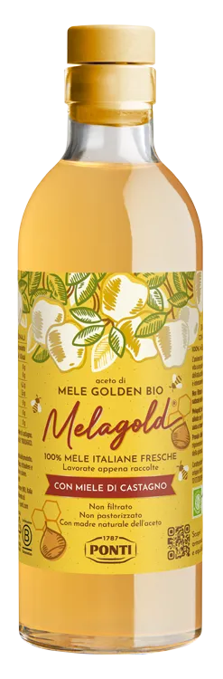 ponti-melagold-vinaigre-cidre-golden-bio-au-miel-de-ch-taignier image 1