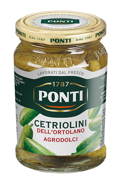 ponti-cetriolini-dell-ortolano-agrodolci-cornichons-aigre-doux image 1