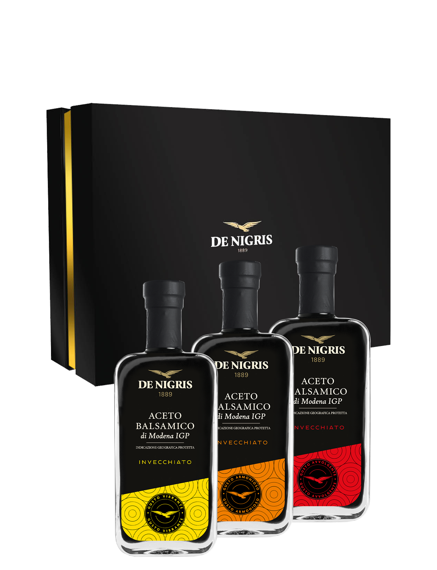 de-nigris-1889-esperienza-balsamica-coffret-3-balsamiques-igp image 1