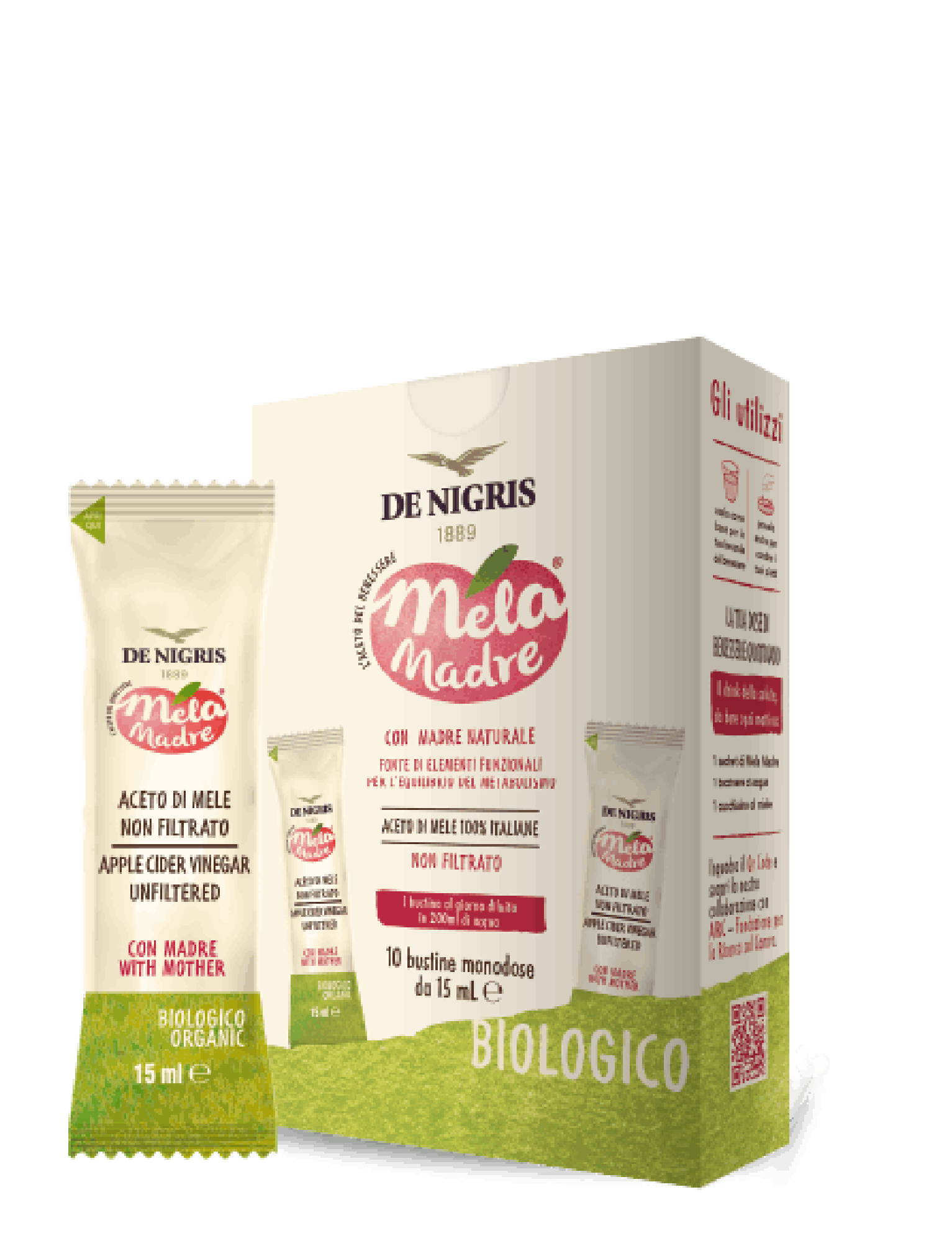 de-nigris-1889-melamadre-en-sachets-monodose-vinaigre-de-pomme image 1