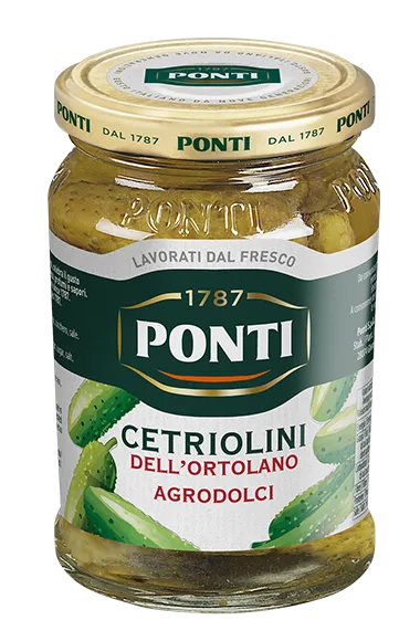 ponti-cetriolini-dell-ortolano-agrodolci-cornichons-aigre-doux image 1