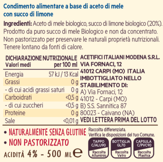 de-nigris-1889-melamadre-con-limone-omaggio-condiment-pomme-et-citron image 2