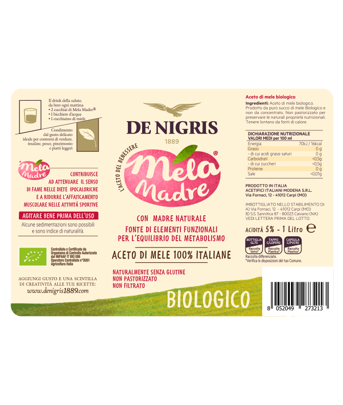 de-nigris-1889-melamadre-vinaigre-de-pomme-bio-1-litre image 2