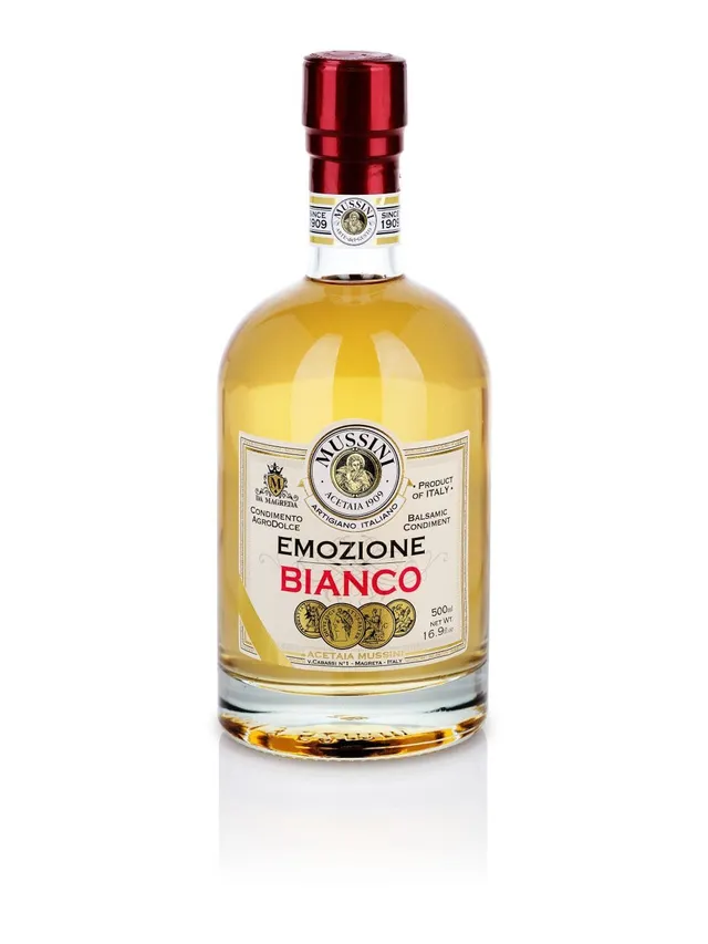 mussini-emozione-bianco-4-medaglie-500-ml-condiment-aigre-doux-blanc image 1