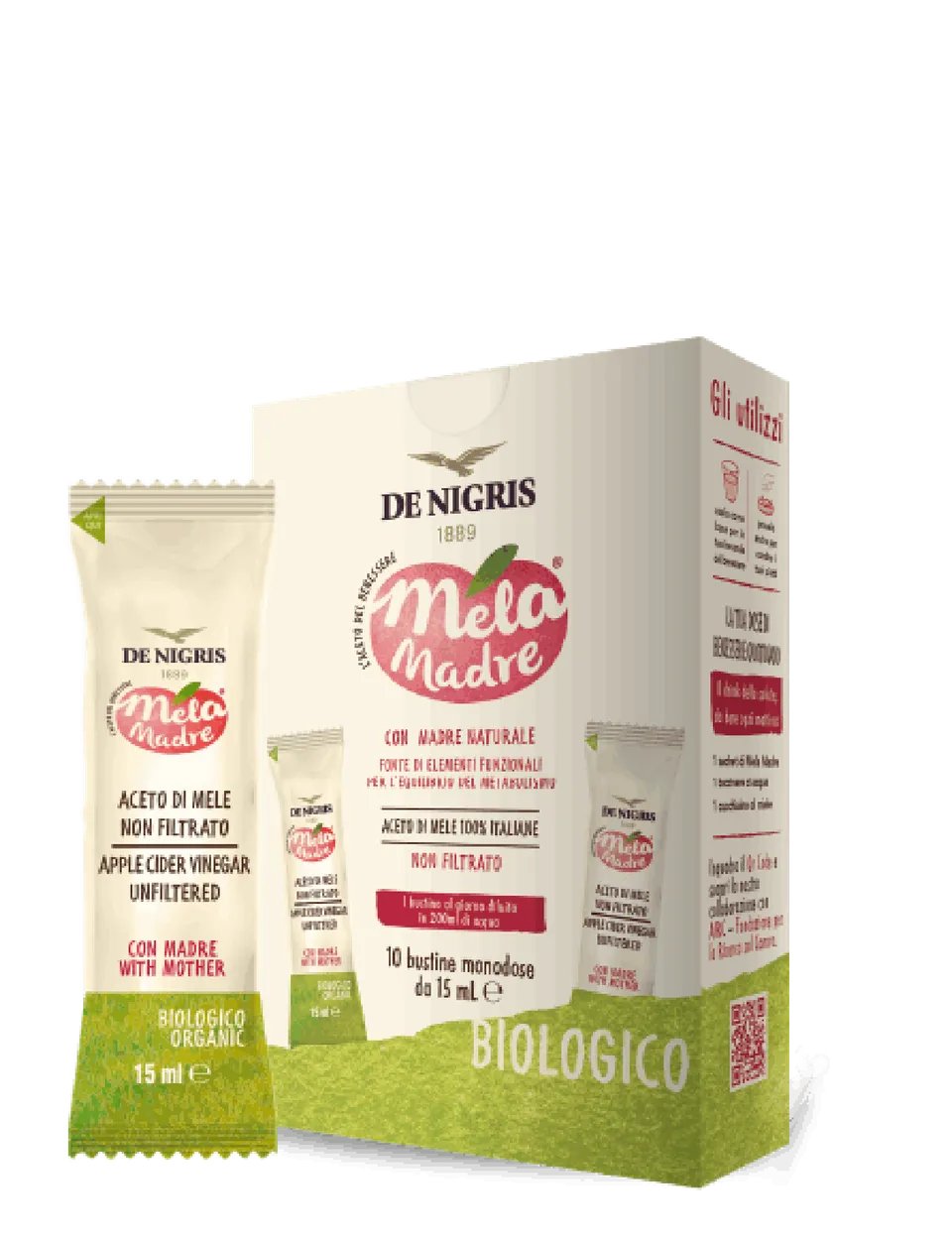 de-nigris-1889-melamadre-en-sachets-monodose-vinaigre-de-pomme image 1