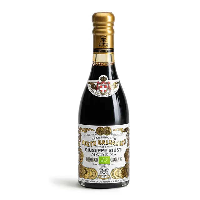 giusti-2-medaglie-d-oro-biologico-vinaigre-balsamique-de-mod-ne-igp-bio-champagn image 1