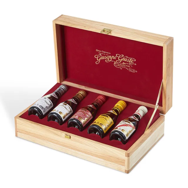 giusti-cofanetto-collezione-storica-5x100ml-coffret-5-vinaigres-balsamiques-de-m image 1